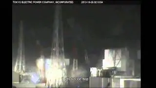 Terremoto en Japón desde la Planta Nuclear en Fukushima - Nuclear Plant Cam (25 de octubre de 2013)