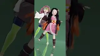 queen card nezuko & mitsuri 