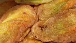 FLORES DE CALABAZA RELLENAS DE QUESO 🤤🤤🧀