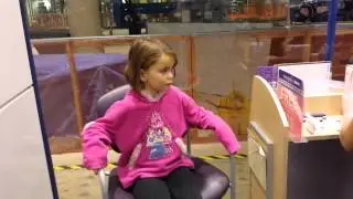 Aubrey gets her ears pierced