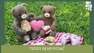 Picnic Teddy Bear | Needle Felting Tutorial