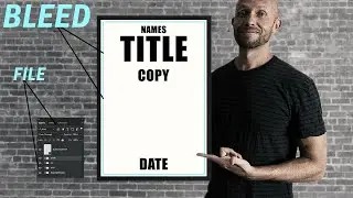 How To Make a Pro Movie Poster Template w/ Bleed in Photoshop
