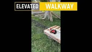 Elevated Walkway  to Apiary - Nuc Staging in Spring?