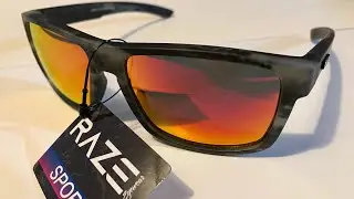 RAZE Eyewear Sunglasses Offshore Smoke Lens Black Black Camo Mirror 25023