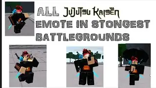 all jujutsu kaisen emote in TSB
