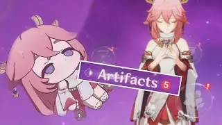 Yae Miko, but NO ARTIFACTS!