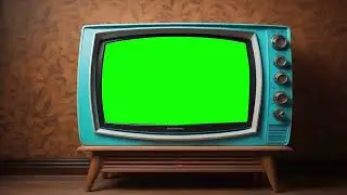 OLD TV GREEN SCREEN