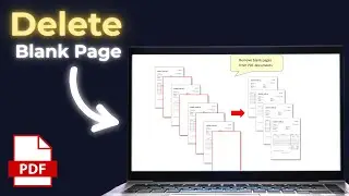 How To Delete Extra Blank Page In PDF - FREE