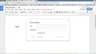 Google Docs - Edit & View Menu