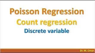 Poisson Count Regression Discrete variable