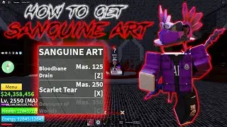 HOW TO GET THE SANGUINE ARTS FIGHTING STYLE IN BLOX FRUITS FULL TUTORIAL