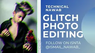 How to edit Aesthetic Glitch effect 🖤 | Lightroom Mobile Preset Tutorial Free DNG & XMP