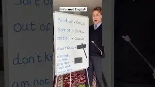 CASUAL SPOKEN CONTRACTIONS ENGLISH LESSON #englishlesson #englishteacher #learnenglish #englishtips