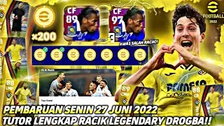 PEMBARUAN SENIN 27 JUNI TUTORIAL LENGKAP RACIK LEGENDARY DROGBA!!