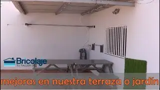 👏‍‍ HACIENDO de nuestraTERRAZA un lugar MÁS CÓMODO