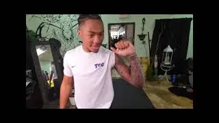 TCU linebacker got sleeved up