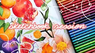 Starting a new sketchbook + suffering through art block