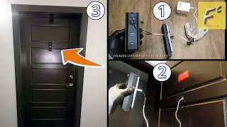 Video doorbell Peephole camera Install + DIY Plug-in AC Power | Eufy video doorbell E340 install