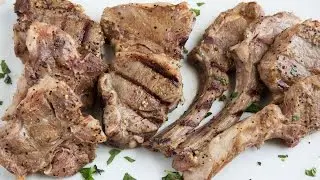 Grilled Lamb Chops and Watermelon Feta Salad