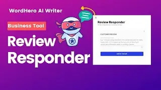 WordHero Makes Responding to Customer Reviews a Breeze.