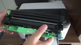 Replacing the toner cartridge Brother HL-1210WE  HL-1222WE HL-1110E HL-1112E HL-1210W HL-1212WE