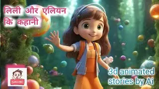 लिली की जादूई दुनिया l 3d animated cartoon story l kids cartoon story l amazing  cartoon story by Ai