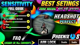 Phoenix os pubg best settings | phoenix os key mapping pubg | No Recoil Sensitivity Settings - 2020