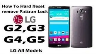 LG G3 D850 Screen lock pin or Pattern reomve without data delete