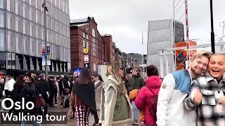 Norway Oslo walking tour 2023 🇳🇴 First video of the new year 