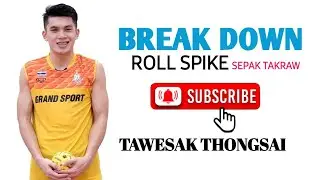 Step by step roll spike Thawesak Thongsai