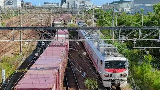 回9492M East i-E E491系 (マヤ50形連結) 新鶴見信号場通過