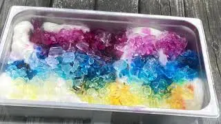 Glitched Stitchery Vlog 033: Ice Dyeing Targhee-blend with Paradise Fibers Acid Dyes