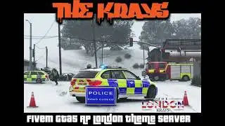 The Krays - Gta5 FiveM British Roleplay Server - Custom Police Vehicles - UK Sirens - pop n bang
