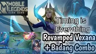 Revamped Vexana + Badang Combo|Vexana Gameplay#revamped #vexanarevamp #badang #mobilelegends