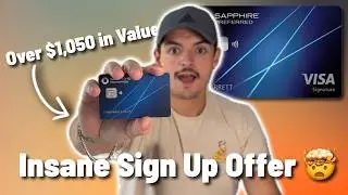 🚨 Chase Sapphire Preferred, Highest Sign Up Bonus of All Time! Over $1000 in value!