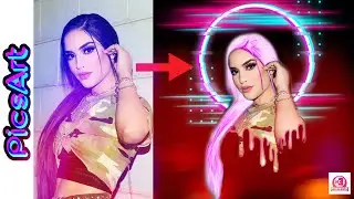 EFECTO NEÓN HAIR INCREÍBLE! PICSART TUTORIAL | COMO EDITAR EN PICSART