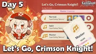 Event Genshin Impact Festival Drum Arataki ( Let's Go, Crimson Knight! ) Canorus Klee Soundtrack