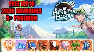 New Pocket Incoming Eng - Free V10 & 200K Diamonds & S+ Pokemon Monster Master