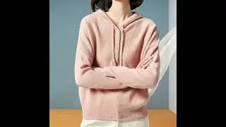 Lässiger und bequemer Damen Strickpullover mit Knöpfen