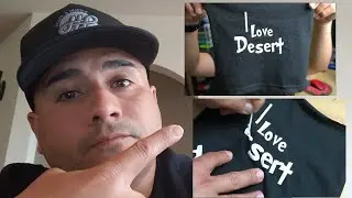 How to fix mistakes and remove Heat Transfer Vinyl and the residue that gets left behind.