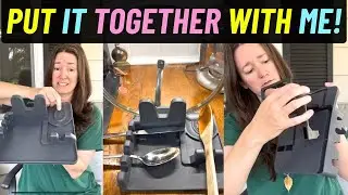 Silicone Utensil Rest - Assemble & See in Use! Cooking Solutions in the Kitchen!