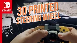 3D Printed Steering Wheel for Nintendo Switch Joycons