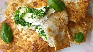 Конвертики из лаваша с сочной начинкой.