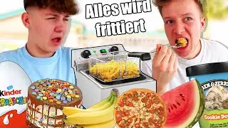 One day of deep-frying and eating everything 🍕🍔🧀 TipTapTube