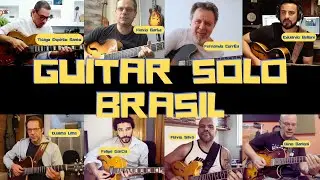 8 GUITARRISTAS SOLO TOCANDO SÓ DANÇO SAMBA | 8 GUITARRISTS SOLO OVER THE SAME SAMBA
