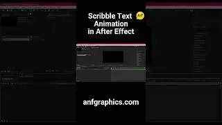 Scribble Text Animation in After Effects | Tutorial 