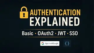Authentication, Basic, Bearer, OAuth2, JWT, SSO, Access & Refresh Tokens