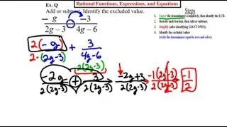 Mr. Q's Subtracting Rational Expressions