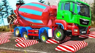Cars vs Suspension Stress Test #1 | BeamNG.DRIVE