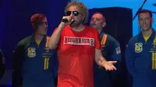Sammy Hagar Concert - Blue Angels On Stage - Huntington Beach - October 1, 2021